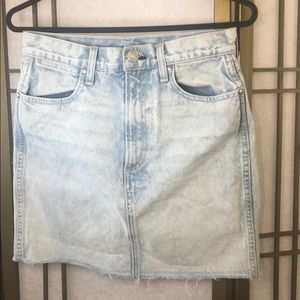 Distressed Denim Skirt - Rag & Bone - Size 26
